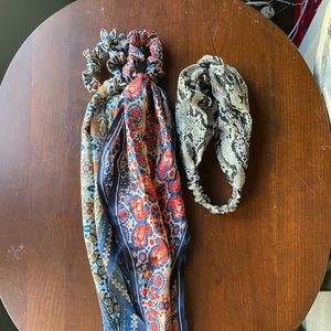Free People Hair Scarf and Anthro Headband bundle